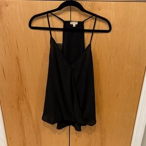 Lily White Black Wrap Camisole